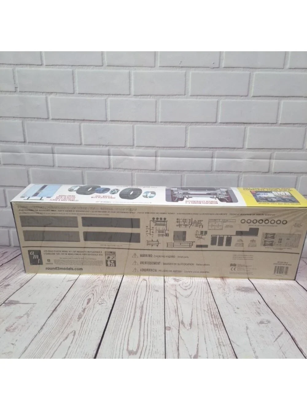 AMT FB Beaded Panel Fruehauf Van Miller High Life Trailer 1:25 Model Kit NIB 19